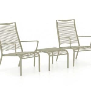 Apple Bee Hawaii Lounge Balkonmöbel-Set 3-teilig stapelbar