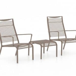 Apple Bee Hawaii Lounge Balkonmöbel-Set 3-teilig stapelbar
