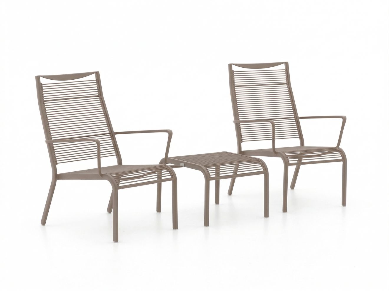 Apple Bee Hawaii Lounge Balkonmöbel-Set 3-teilig stapelbar