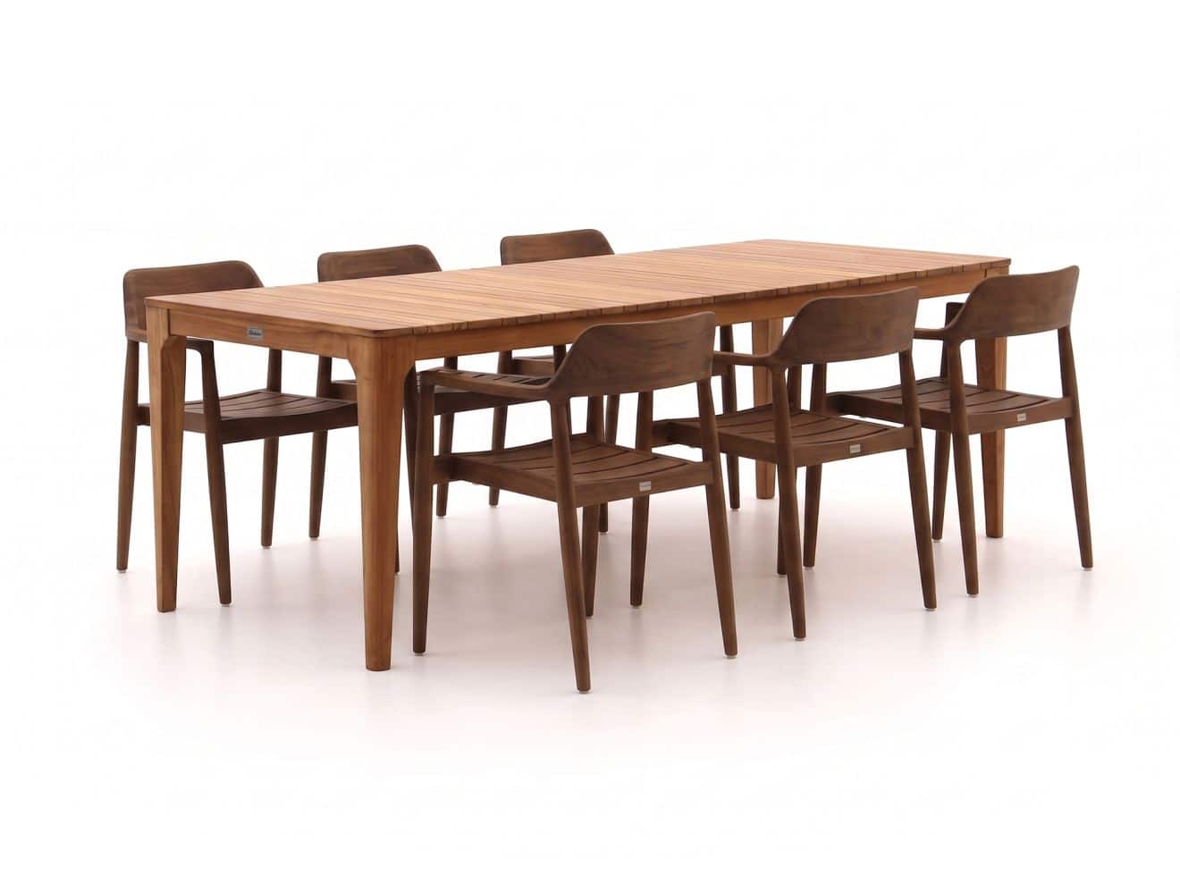 Bellagio Balba/Bruca 220 cm Gartenmöbel-Set 7-teilig stapelbar