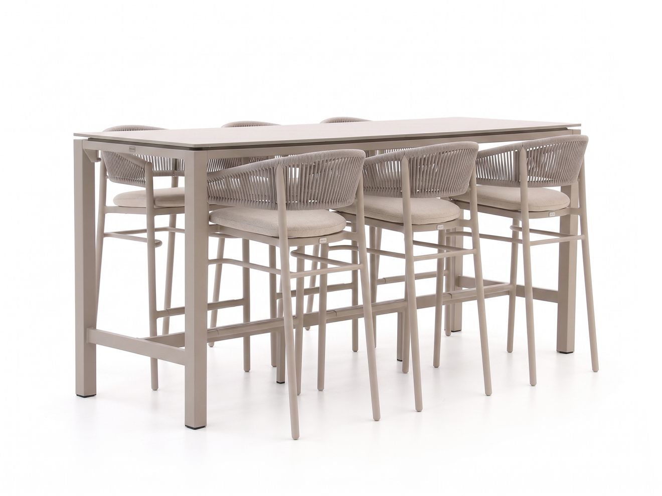 Bellagio Panaro/Trecenta 225 cm Gartenbar-Set 7-teilig