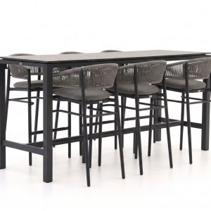 Bellagio Panaro/Trecenta 225 cm Gartenbar-Set 7-teilig