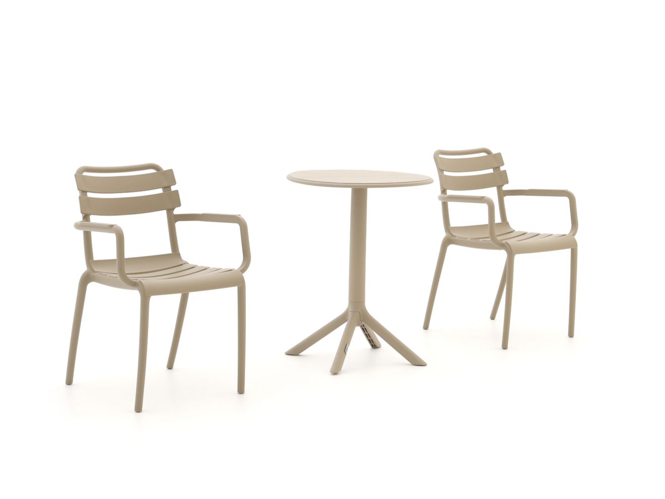 Forza Vico/Rieti ø 60 cm Balkon-Set 3-teilig
