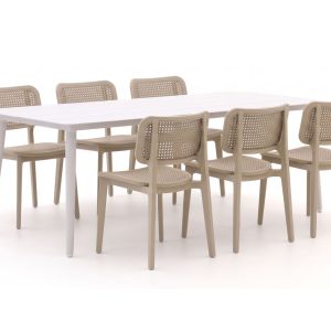Forza Xitta/Sora 220 cm Gartenmöbel-Set 7-teilig