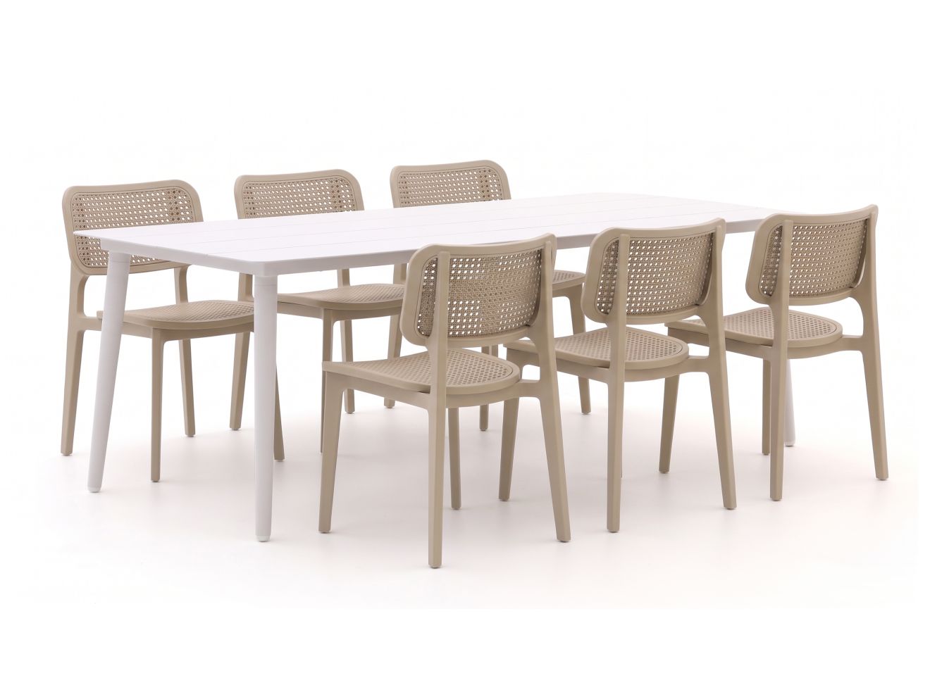 Forza Xitta/Sora 220 cm Gartenmöbel-Set 7-teilig
