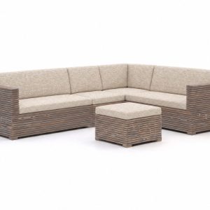 ROUGH-C Ecklounge-Set 5-teilig 6-Sitzer