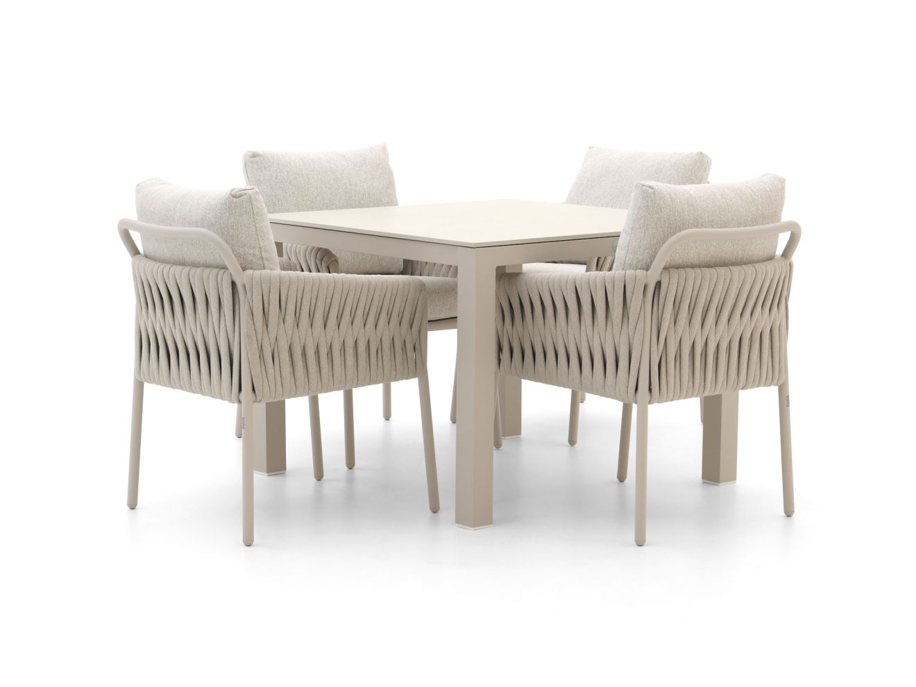 SUNS Fiave/Monte Vari 100 cm Gartenmöbel-Set 5-teilig
