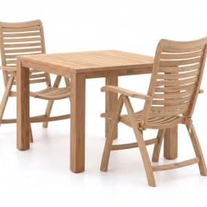 Sunyard Corby/Buxton 90 cm Gartenmöbel-Set 3-teilig verstellbar