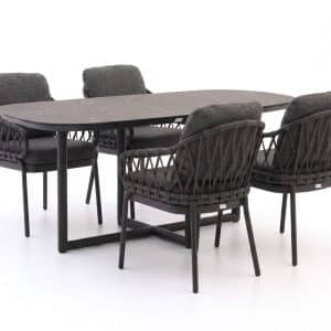 Tierra Outdoor Natal/Rivera 180 cm Gartenmöbel-Set 5-teilig