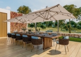Sonnenschirm für Terrasse und Garten: Welche Größe passt zu welchem Sitzplatz?